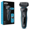Braun Series 5 51-M1000s Planžetový holiaci strojček Čierna, Modrá (Series 5 51-M1000s)