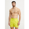 Plavkové šortky Calvin Klein žltá farba, KM0KM01104 M