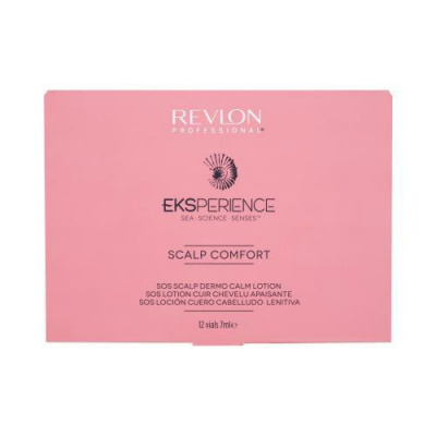 Revlon Professional Eksperience Scalp Comfort SOS Dermo Calm Lotion upokojujúca kúra pre citlivú a podráždenú pokožku hlavy 12x7 ml pre ženy