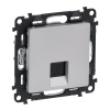 Legrand Valena Life dátová zásuvka 1xRJ45 CAT.5e FTP, hliník, 753353