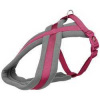 Nylonový postroj PREMIUM podšitý - orchidea L-XL: hruď: 70-110cm/25mm