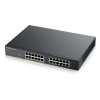 ZyXEL Zyxel GS1900-24EP Riadený L2 Gigabit Ethernet (10/100/1000) Podpora napájania cez Ethernet (PoE) Čierna (GS1900-24EP-EU0101F)