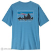 Patagonia Capilene® Cool Daily - '73 Skyline tričko, shore blue - light shore blue X-Dye M