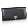 Peňaženka - Produkt Betlewski Wallet Natural Leather Black BPD-DM-100-Womens (Betlewski kožená dámska maľovaná dámska peňaženka veľká)