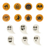 Dekorácie cukrové Halloween strašidla a tekvice 2D(12ks)