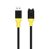 Tactical Recce 3:20 kábel pre Garmin USB-A Black/Yellow 8596311246272