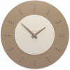 Designové hodiny 10-210 CalleaDesign Vivyan Swarovski 60cm (více barevných variant) Barva caffe latte-14 - RAL1019