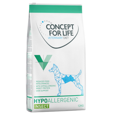 Concept for Life Veterinary Diet Hypoallergenic Insect - výhodné balenie: 2 x 12 kg