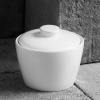 Porcelánová cukornička s otvorom na lyžičku Kubiko / Fala 200 ml AMBITION