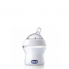 CHICCO Dojčenská plastová fľaša Natural Feeling 150 ml, neutral 0m+