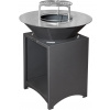 STREND PRO Grill Gril Strend Pro Fiesta, čierny, oceľ, priemer 75 cm, s ohniskom