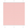 Plisovaná roleta růžová 115x100cm Šířka látky 114,4cm Polyester Růžová 4015435