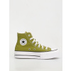 Converse Chuck Taylor All Star Lift Hi (magic forest/white/black) 37, zelená