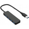 ROZDEĽOVAČ USB HUB 4-PORTOVÝ 3.0 MODRÉ PORTY PRE PC