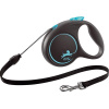 Vodítko FLEXI Black Design M lanko 5m/20kg modrá NEW