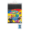 Colorino kids farbičky okrúhle jumbo 12 kol čierne drevo strúhadlo