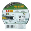 Čierno-žltá záhradná hadica Procraft PR-4KAT1350 | PR-4KAT1350, 6976174163091