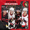 JF Turner Kalendář Ottawa Senators NHL 2025 Wall Calendar