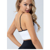 Sportovní crop top Velikost: L, Barva: Bílá