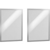 Durable 487323 DURAFRAME A3 - 4873 info rámeček, samolepicí páska DIN A3 stříbrná (š x v) 325 mm x 445 mm 2 ks
