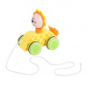 Bigjigs Toys Ťahacia hračka na povrázku levíček