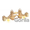 Robotime Rolife Svietiaci 3D drevené puzzle Tower Bridge 113 ks