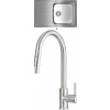 Teka UNIVERSE 50 T-XP 1B D MAX X nerezová oceľ + Deante LIMA F72 M nerezová oceľ