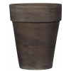 Hrniec Domoletti BASALT, keramika, O 170 mm, tmavo hnedý