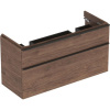 Geberit Smyle Square Skrinka pod dvojumývadlo,2 zásuvky,1184x470x617mm, orech hickory GEB 500.356.JR.1