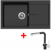 Sinks Infinity 860 Metalblack + Mix 3 P GR