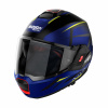 Moto helma Nolan N120-1 Nightlife N-com Flat Black 28 čierna M