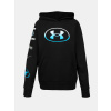 Under Armour Chlapčenská mikina UA Rival Fleece Graphic HD-BLK Čierna YLG