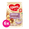 HAMI 6x HAMI Mliečna kaša so 7 obilninami s jablkom a slivkami 210 g, 8+