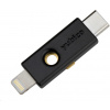 YUBICO YubiKey 5Ci - USB-C, Lightning, klíč/token s vícefaktorovou autentizaci, podpora Smart Card (2FA) YubiKey 5Ci