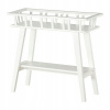 Stojan na kvety - IKEA LANTLIV Stojan na kvetináč, biely, 68 cm (IKEA LANTLIV - stojan na kvetináč, biely, 68 cm)