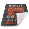 Sablio Deka pre bábätko Harley-Davidson Live to ride, ride to live - 80x100 cm