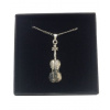 Music Gift Company Řetízek s přívěškem - housle v dárkové krabičce