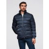 Atraktívna tmavomodrá bomber bunda V2 JALP-0218