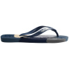 Havaianas Hav. Top Logomania Colors Ii Black Flip Flops Womens Indigo Blue 1/2