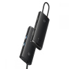 BASEUS LITE SERIES BS-OH020 HUB ADAPTER TYPE-C 6-PORT Čierny