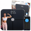 Adler AD 8187 Black Analytická kúpeľňová váha – Smart – aplikácia FitGo