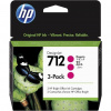HP 712 3-Pack 29-ml Magenta DesignJet Ink Cartridge 3ED78A