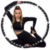 Hula hop s výstupkami Springos 100 cm čierny