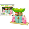mamido Kreatívne drevené bloky priestorovej sovy 3D puzzle