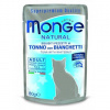 MONGE NATURAL vrecko tuniak v želé so sleďom pre mačky 80 g