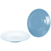 Sada tanierov Bo-Camp Deep plate Two tone - 4ks Farba: svetlomodrá