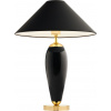 Stojaca lampa Rea Gold nepriehľadná čierna