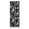Magnetický kryt na chladničku Čierne listy 60x180 cm
