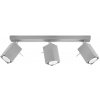 Sollux Lighting Merida stropné svietidlo 3x40 W sivá SL.0457