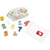 Janod Vkladacie drevené puzzle pre deti Čísla Pure